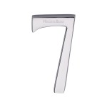 M Marcus Heritage Brass Numeral 7 - Concealed Fix 76mm